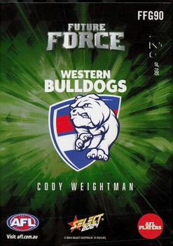 2024 Select AFL Footy Stars - Future Force Green #FFG90 Cody Weightman Back